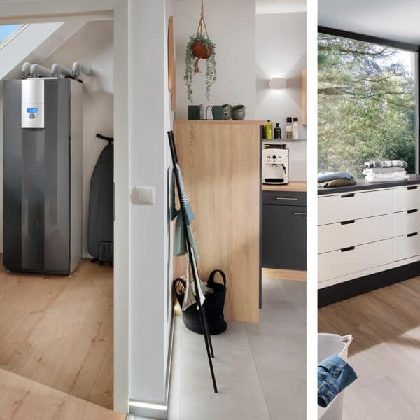 Innenliegende Wärmepumpen von Alpha Innotec