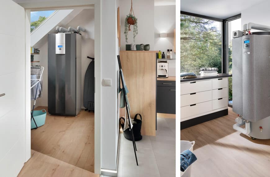 Innenliegende Wärmepumpen von Alpha Innotec